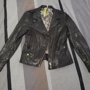 Soia and Kyo Moto Leather Jacket